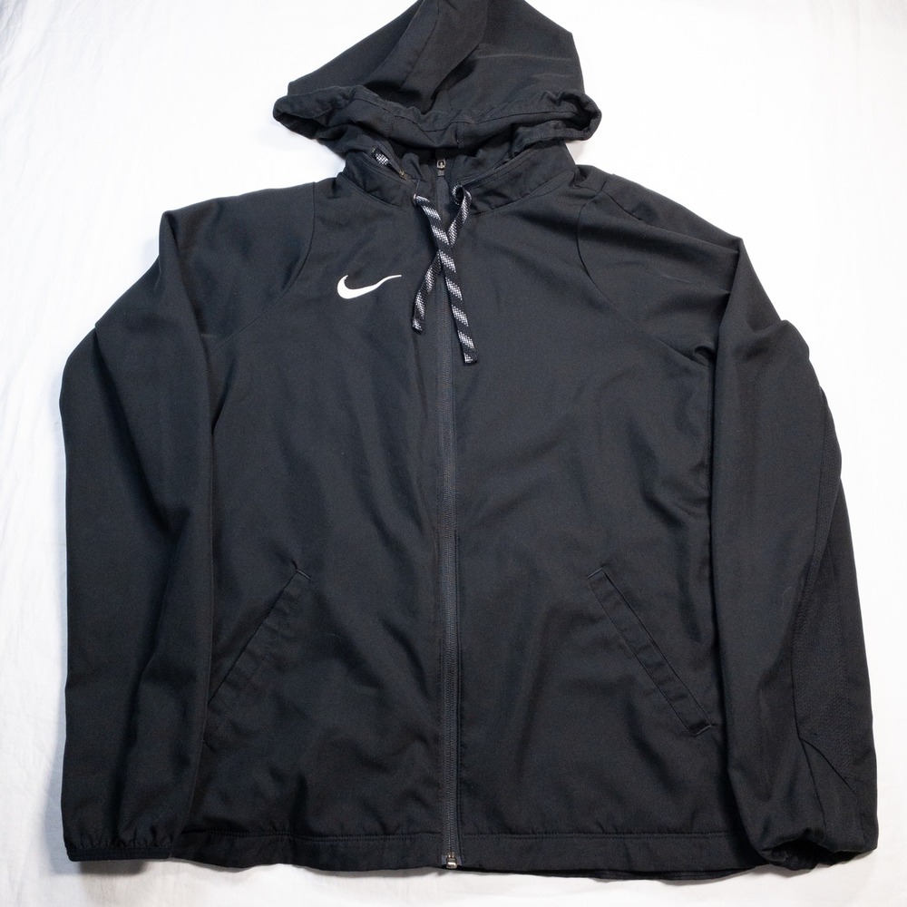 Nike Dri-FIT Mens Full Zip Hoodie Black Training Jacket M